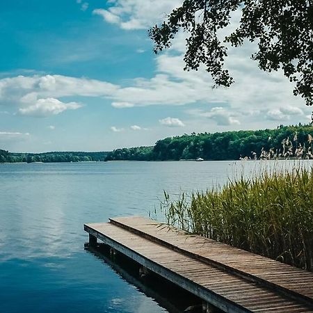 Holzhaus Direkt Am See Priepert Exteriör bild